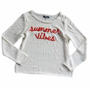 Marled loose knit summer vibes sweater